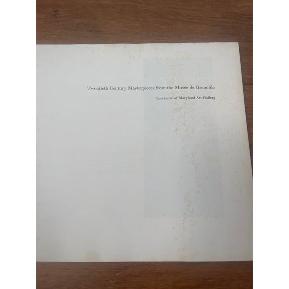 Twentieth Century Masterpieces from the Musee de Grenoble Art Book - Picture 2 of 6